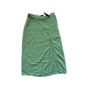 Abercrombie Dipped-Waist Midi Skirt PETITE